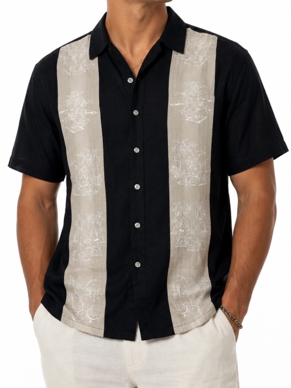 Croft & Barrow Short Sleeve Shirt Size Large.